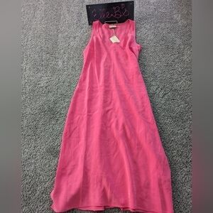 NWT Universal Thread Pink Pullover Matte Texture Dress with Slits M,XXL